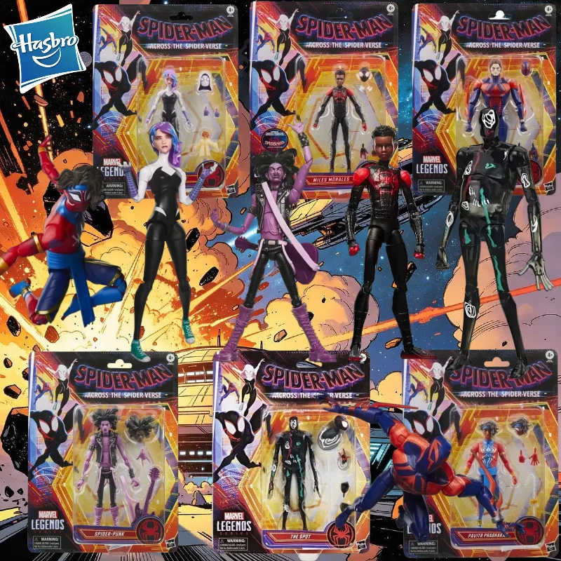 Hasbro Marvel Spider-Man: Across The Spider-Verse Miles Morales/Gwen/The Spot/Punk Action Figure Original Toys Model Gifts
Hasbro Marvel Spider-Man: Across The Spider-Verse Miles Morales/Gwen/The Spot/Punk Action Figure Original Toys Model Gifts