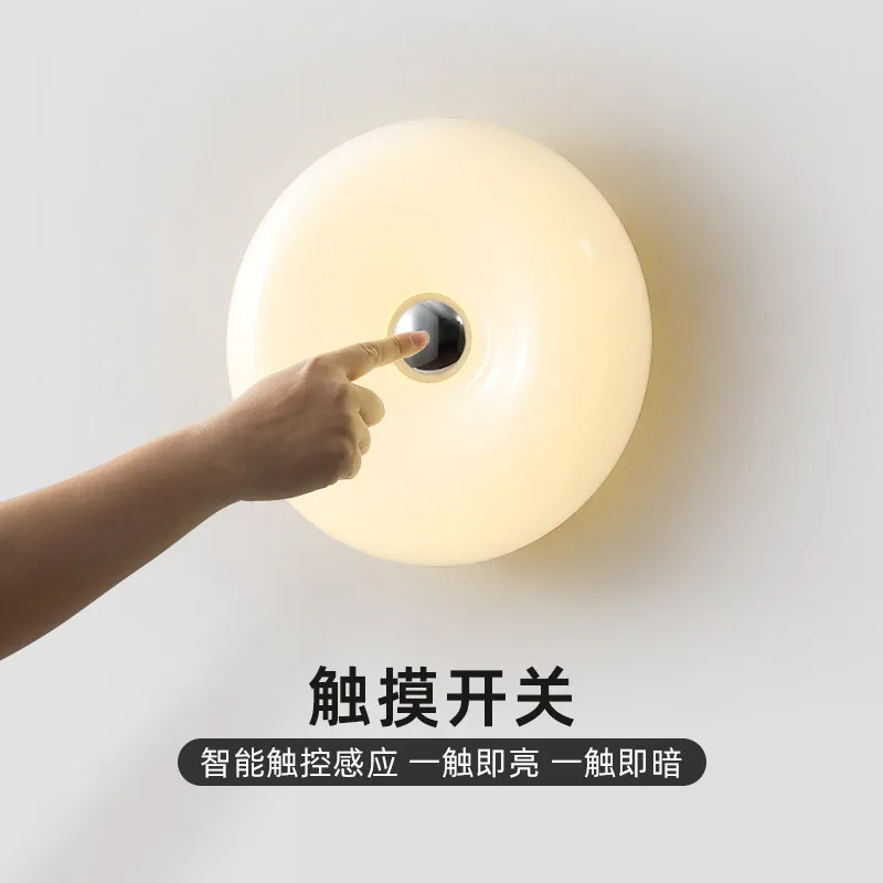 Medieval Bauhaus Doughnut Wall Lamp LED French Cream Style Living Room Background Wall Balcony Corridor Creative Touch Bedlight
Medieval Bauhaus Doughnut Wall Lamp LED French Cream Style Living Room Background Wall Balcony Corridor Creative Touch Bedlight