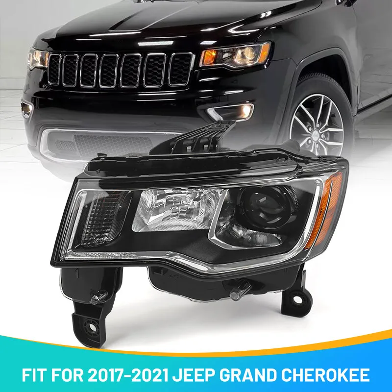 For 2017-2021 Jeep Grand Cherokee Halogen Headlight Driver Left Chrome W/ Bulb
For 2017-2021 Jeep Grand Cherokee Halogen Headlight Driver Left Chrome W/ Bulb
