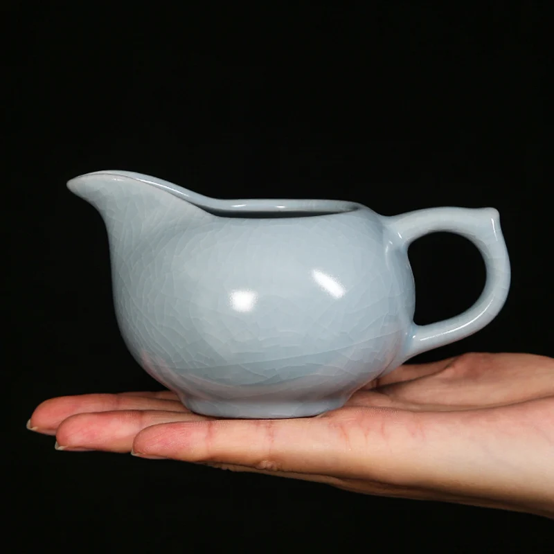 Chinese Ru Kiln Ceramic Fair Cup Handmade Teacup Beauty Tea Infuser Travel Personal Tea Set Accessories Household Teaware
Chinese Ru Kiln Ceramic Fair Cup Handmade Teacup Beauty Tea Infuser Travel Personal Tea Set Accessories Household Teaware