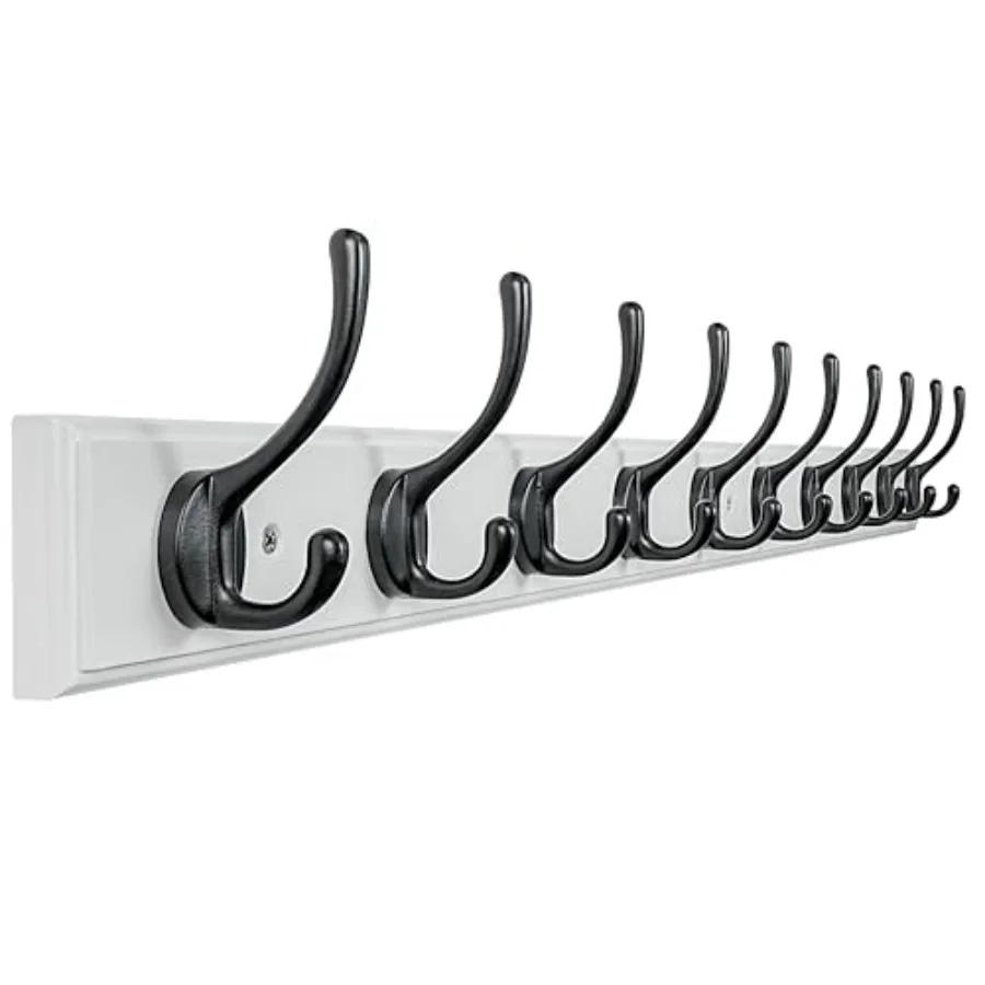 Coat Rack Wall Mounted: 0-Hooks 38-/4" Long 6" Hole to Hole Wood CoatHooks Wall Mounted Hook Rack Hook Rail Hooks for Hanging
Coat Rack Wall Mounted: 0-Hooks 38-/4" Long 6" Hole to Hole Wood CoatHooks Wall Mounted Hook Rack Hook Rail Hooks for Hanging
