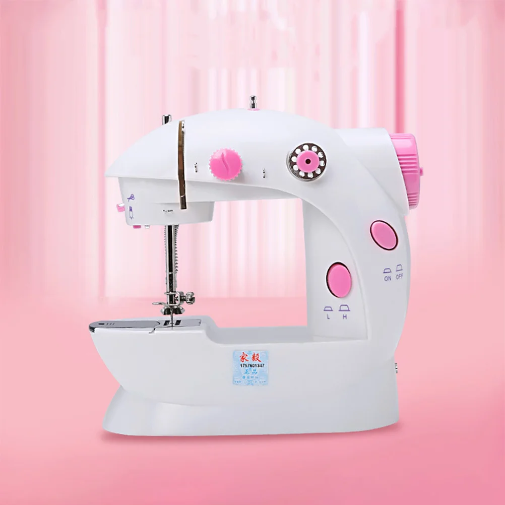 Mini Multifunctional Stitch Sewing Machine Portable Auto Winding Mending Machine LED Plug Pink Easy for Home Projects
Mini Multifunctional Stitch Sewing Machine Portable Auto Winding Mending Machine LED Plug Pink Easy for Home Projects
