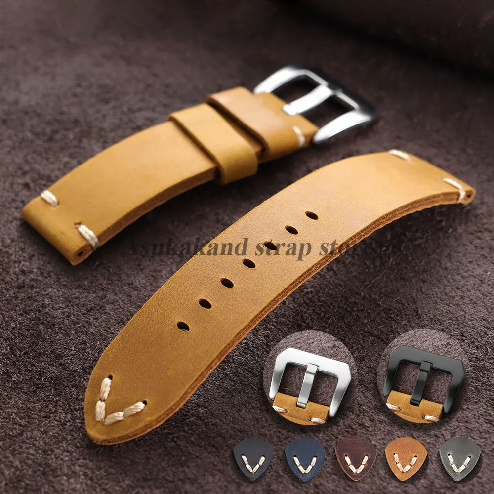 Винтажный ремешок из воловьей кожи для Panerai для браслета Seiko 18 мм, 20 мм, 22 мм, 24 мм, 26 мм, универсальный кожаный мужской ремешок с вышивкой IWC
Винтажный ремешок из воловьей кожи для Panerai для браслета Seiko 18 мм, 20 мм, 22 мм, 24 мм, 26 мм, универсальный кожаный мужской ремешок с вышивкой IWC