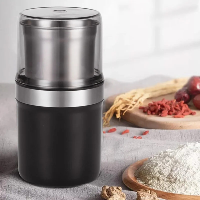 Мельница для трав, влажная и сухая, двойного назначения, многофункциональная чашка с одним лезвием, мельница для специй для чеснока, мяса
Мельница для трав, влажная и сухая, двойного назначения, многофункциональная чашка с одним лезвием, мельница для специй для чеснока, мяса