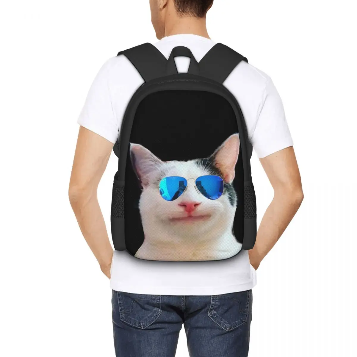 Smiling Cat Beluga Student Backpack School Bag Hiking Travel Daypack for Men Women Fashion Bookbag Shoulder Bags
Smiling Cat Beluga Student Backpack School Bag Hiking Travel Daypack for Men Women Fashion Bookbag Shoulder Bags