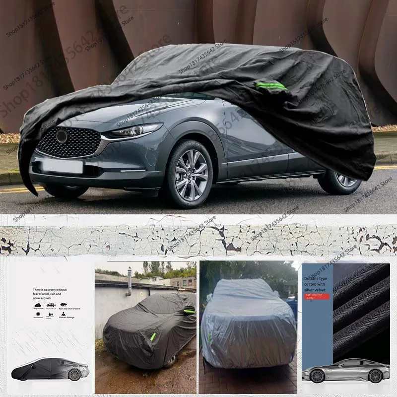 for Mazda CX-30 Outdoor Full Car Cover 210T All Weather Sun Rain Snow Sunshade Dustproof Protection
for Mazda CX-30 Outdoor Full Car Cover 210T All Weather Sun Rain Snow Sunshade Dustproof Protection