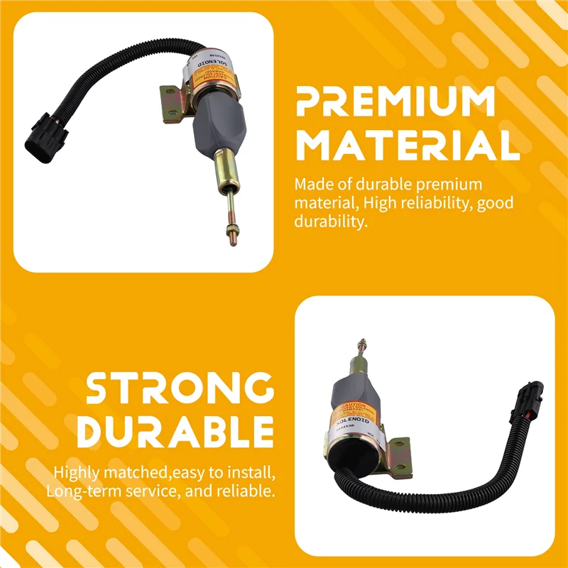 A85E-3932530 24V Diesel Engine Shut Off Solenoid SA-4756-24 For Cummins 4BT, 6BT5.9 Excavator
A85E-3932530 24V Diesel Engine Shut Off Solenoid SA-4756-24 For Cummins 4BT, 6BT5.9 Excavator