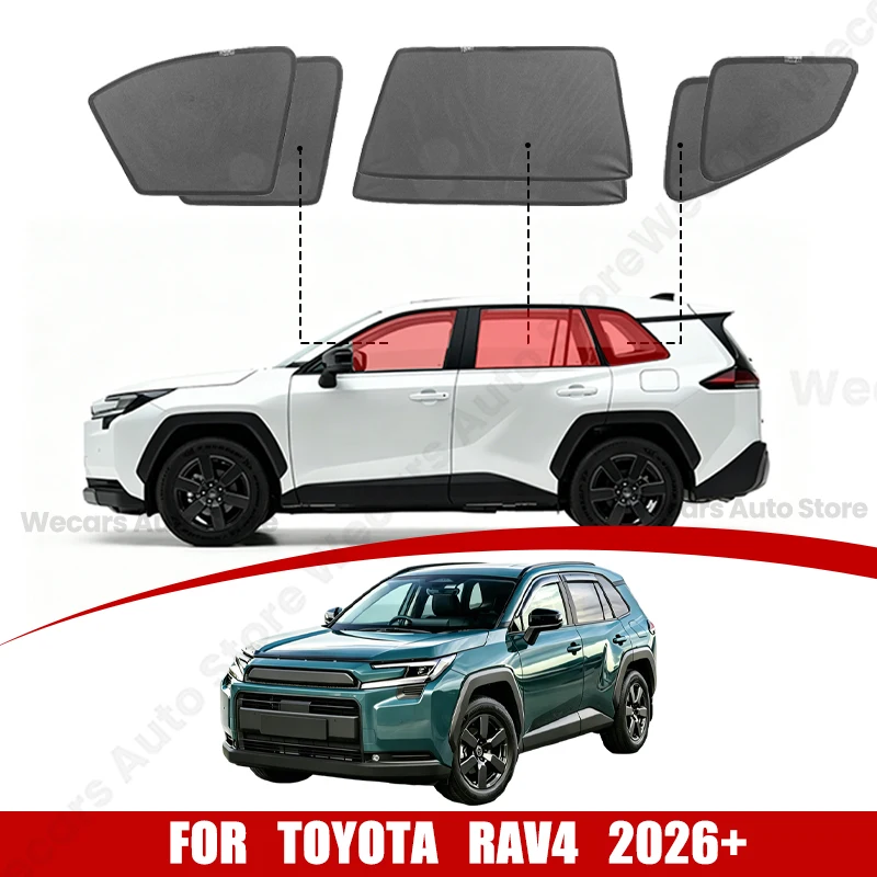 For Toyota NEW RAV4 XA60 2026+ Front Rear Mesh Windshield Privacy Mesh Sunshade Side Window Sun Shade Protector Car Accessories
For Toyota NEW RAV4 XA60 2026+ Front Rear Mesh Windshield Privacy Mesh Sunshade Side Window Sun Shade Protector Car Accessories