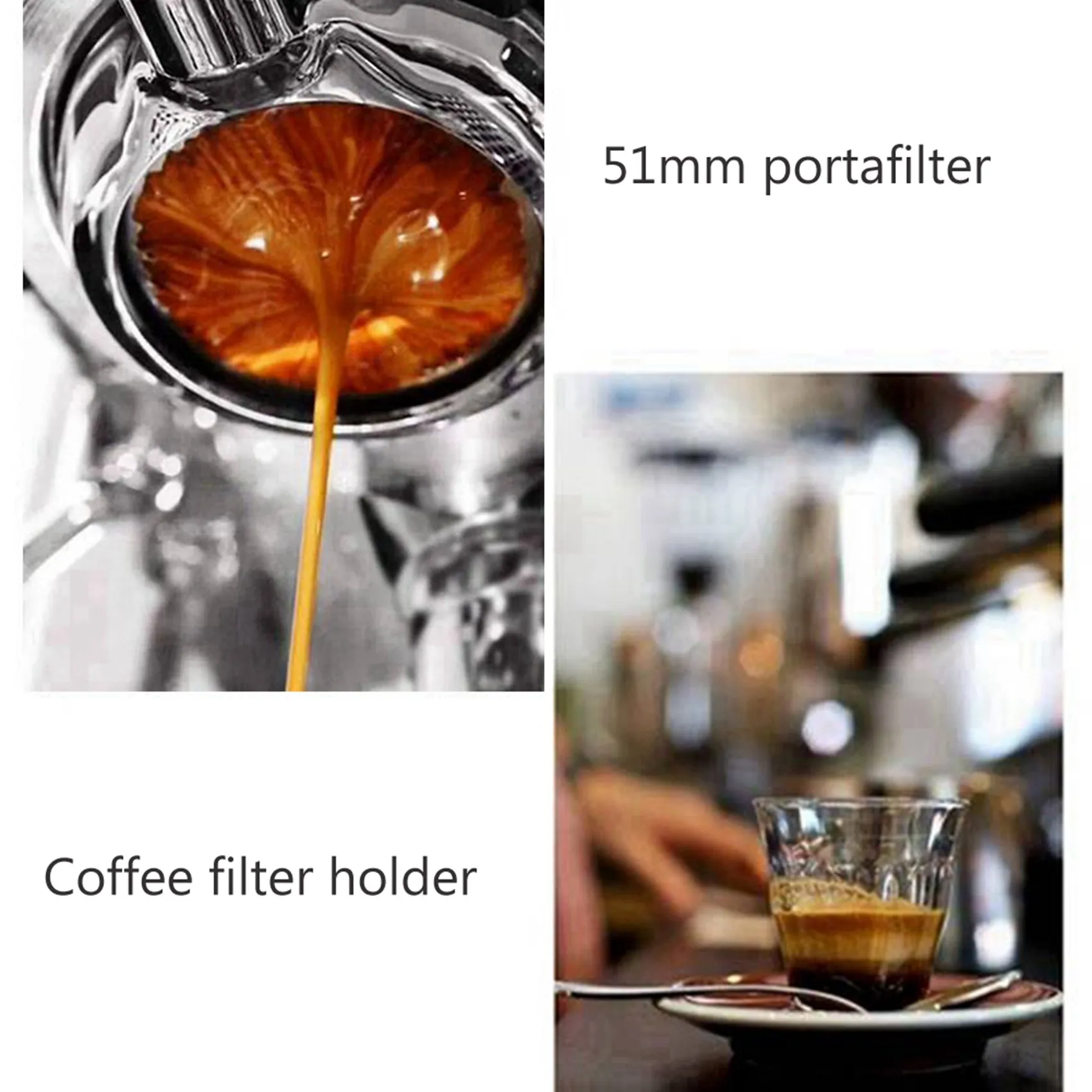 A65Z Coffee 51Mm Bottomless Portafilter Compatible With Delonghi Icona ECP ECOV311 Espresso Machine, No Base Filter Holder
A65Z Coffee 51Mm Bottomless Portafilter Compatible With Delonghi Icona ECP ECOV311 Espresso Machine, No Base Filter Holder