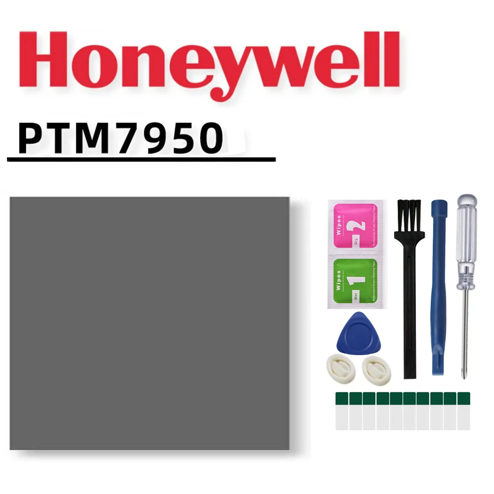 Honeywell PTM7950 Phase Change Pad 8.5W/mk Thermal Grease Material Laptop/CPU/GPU Heatsink cooling Thermal Conductive Paste Pad 
Honeywell PTM7950 Phase Change Pad 8.5W/mk Thermal Grease Material Laptop/CPU/GPU Heatsink cooling Thermal Conductive Paste Pad