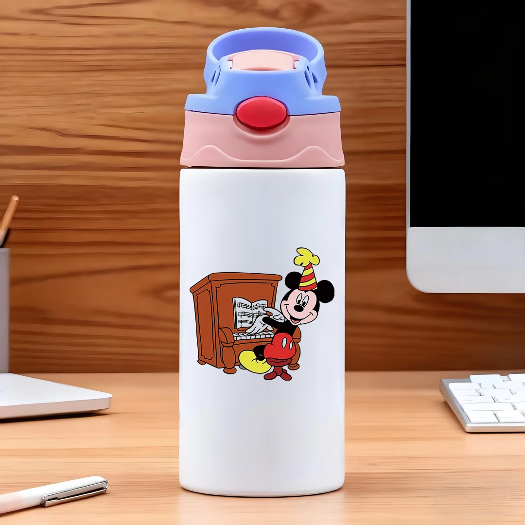 Disney cartoon mouse piano music book staff paper 304 stainless steel cartoon straw cup children's water cup New Year's gift
Disney cartoon mouse piano music book staff paper 304 stainless steel cartoon straw cup children's water cup New Year's gift