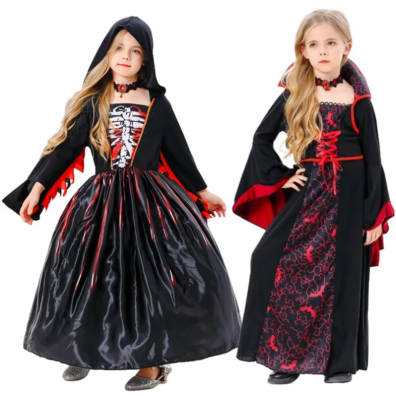 Halloween New Cosplay Witch Skeleton Costume Festival Cosplay Play Vampire Stage Party Performance Costumes
Halloween New Cosplay Witch Skeleton Costume Festival Cosplay Play Vampire Stage Party Performance Costumes