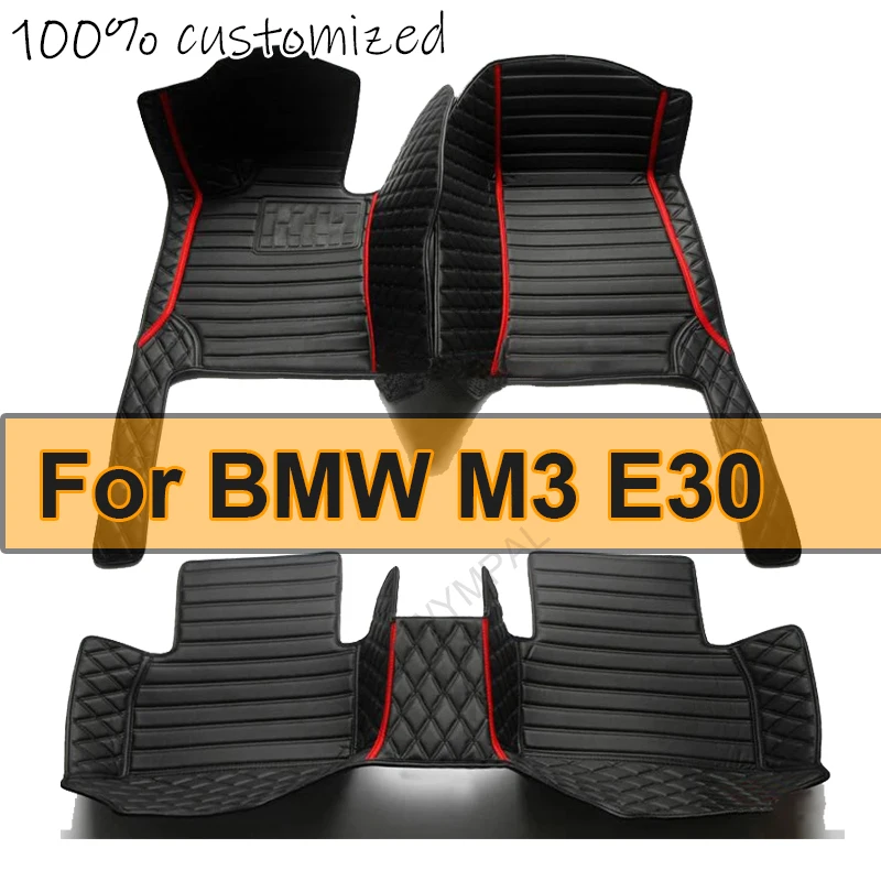 Автомобильный напольный коврик для BMW M3 E30 1986 ~ 1991, 5 сидений, кожаные напольные коврики, полное покрытие, защита ковра, грязь, аксессуары для интерьера автомобиля
Автомобильный напольный коврик для BMW M3 E30 1986 ~ 1991, 5 сидений, кожаные напольные коврики, полное покрытие, защита ковра, грязь, аксессуары для интерьера автомобиля