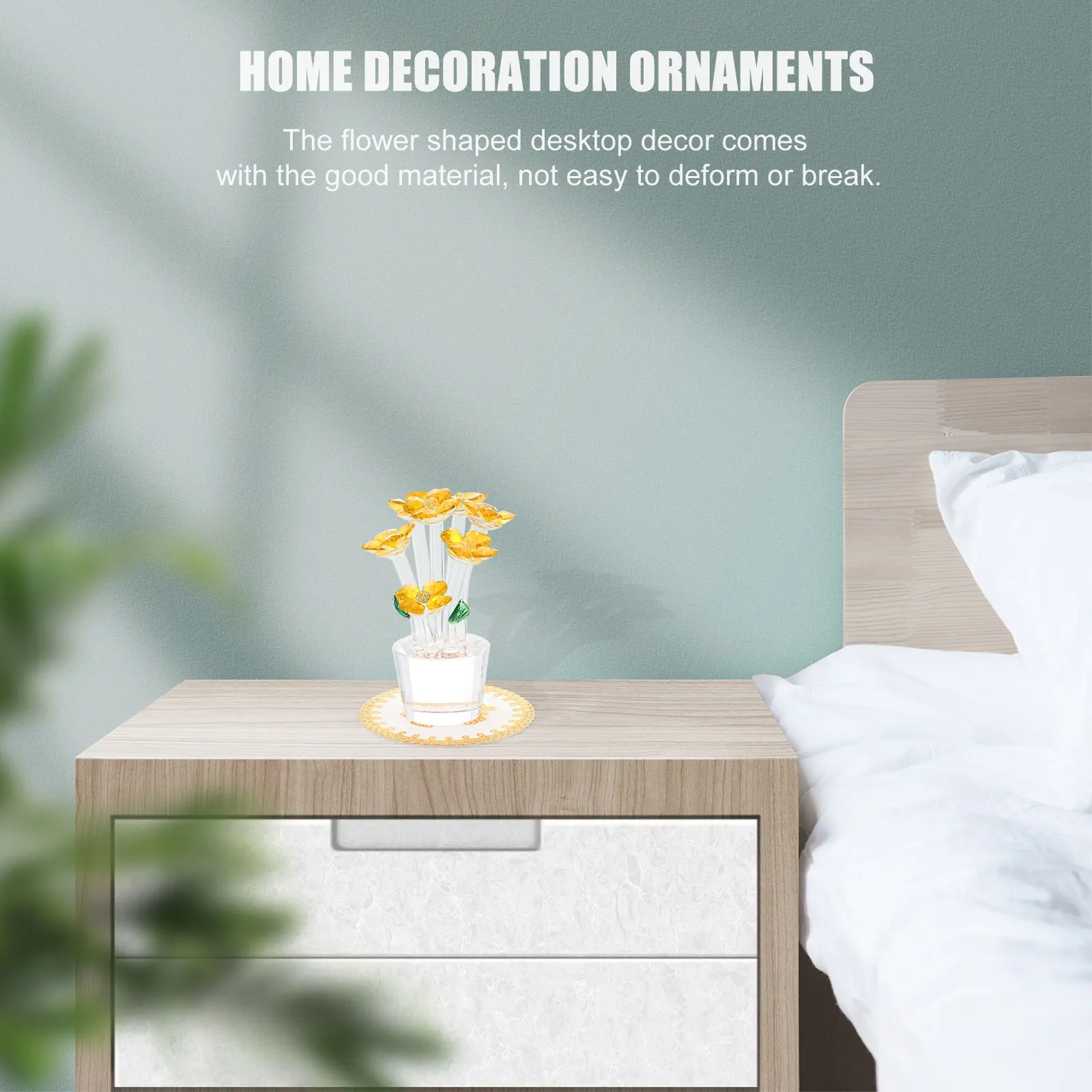 for Living Room Decorations Home Accessories Indoor Small Artificial Flowers Crystals 
for Living Room Decorations Home Accessories Indoor Small Artificial Flowers Crystals