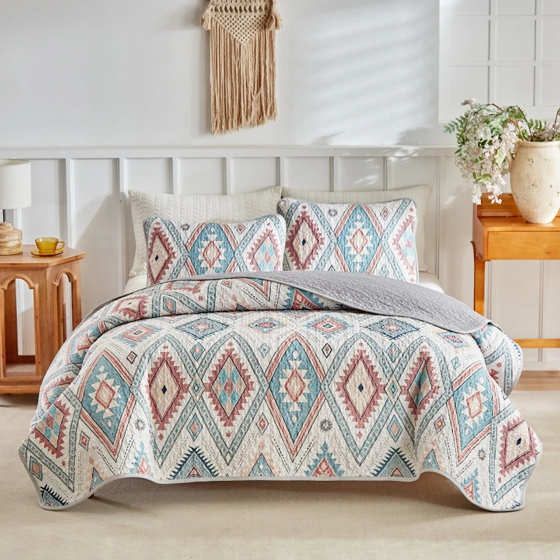 Комплект стеганых покрывал: Мягкое полиэстеровое покрывало + наволочка, геометрический цветочный пэчворк, тонкое стеганое покрывало-наматрасник
Комплект стеганых покрывал: Мягкое полиэстеровое покрывало + наволочка, геометрический цветочный пэчворк, тонкое стеганое покрывало-наматрасник