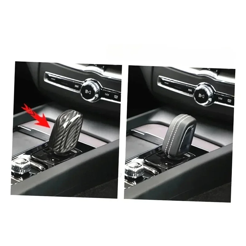 For Volvo XC40 S60 XC60 V90 Real Dry Carbon Fiber 2020-2023 Gear Shift Knob Head Cover Trim Black/Red Shifter Handle Case Cap
For Volvo XC40 S60 XC60 V90 Real Dry Carbon Fiber 2020-2023 Gear Shift Knob Head Cover Trim Black/Red Shifter Handle Case Cap