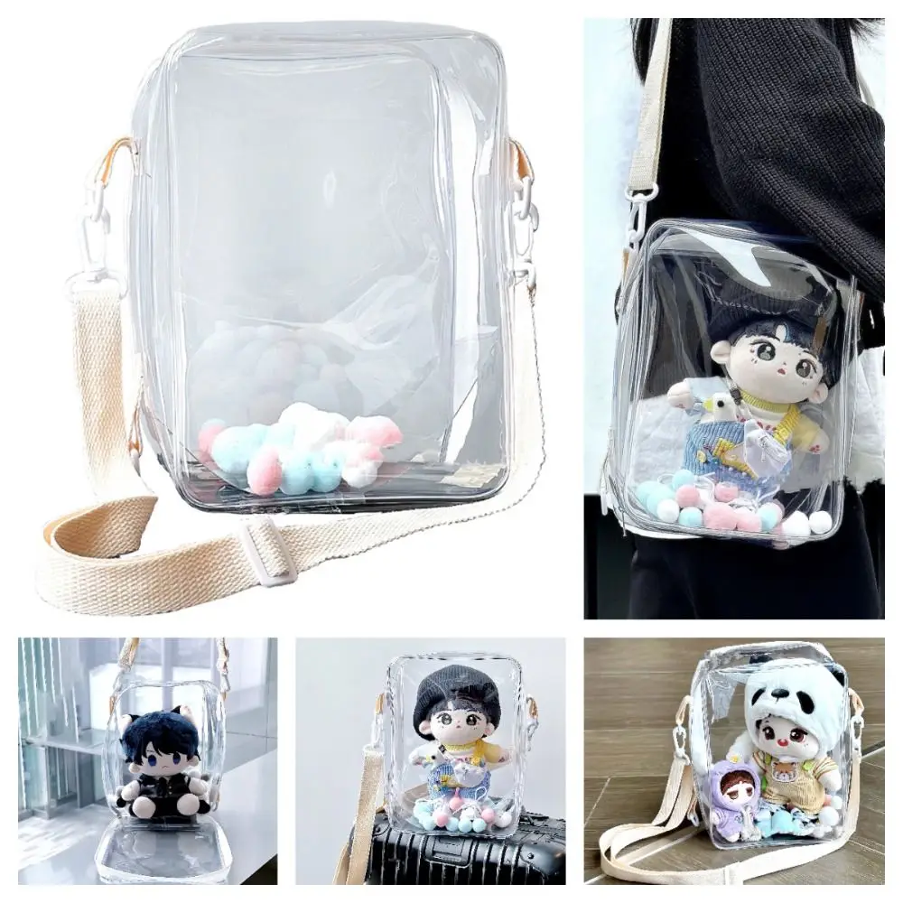 Creative Transparent Doll Outdoor Bag High-capacity Display Pouch Ita Bag Gift PVC Crossbody Bag
Creative Transparent Doll Outdoor Bag High-capacity Display Pouch Ita Bag Gift PVC Crossbody Bag