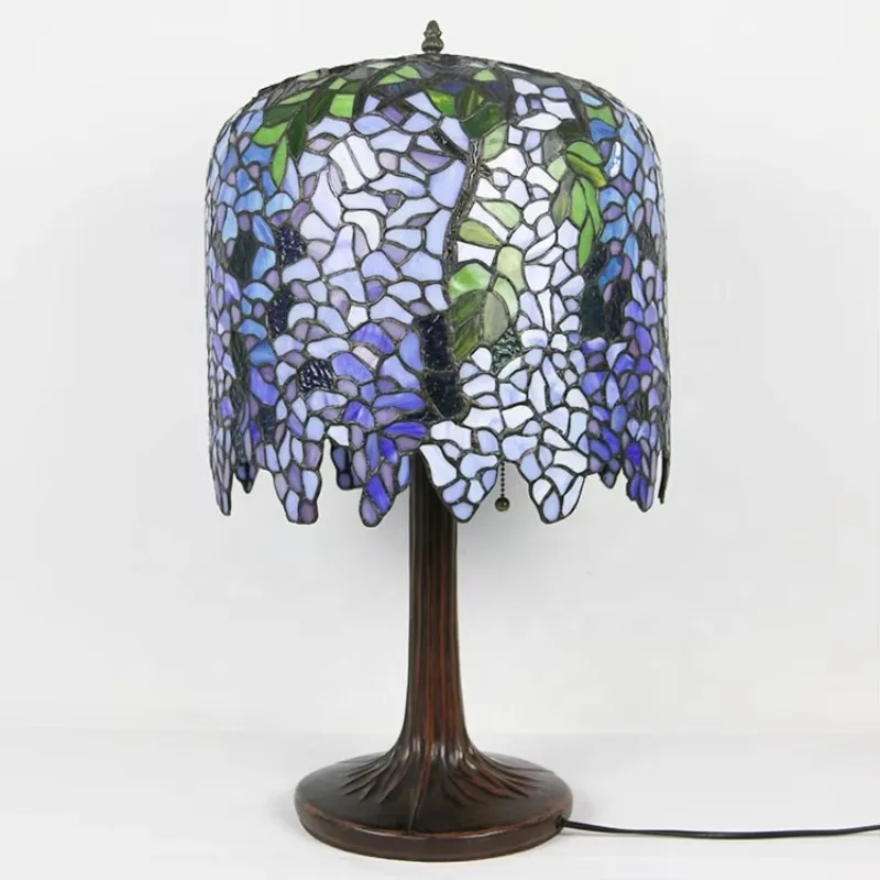 14 Mediterranean Style Wisteria Table Lamp Handmade Stained Glass Shade Home Decoration Table Lamp
14 Mediterranean Style Wisteria Table Lamp Handmade Stained Glass Shade Home Decoration Table Lamp