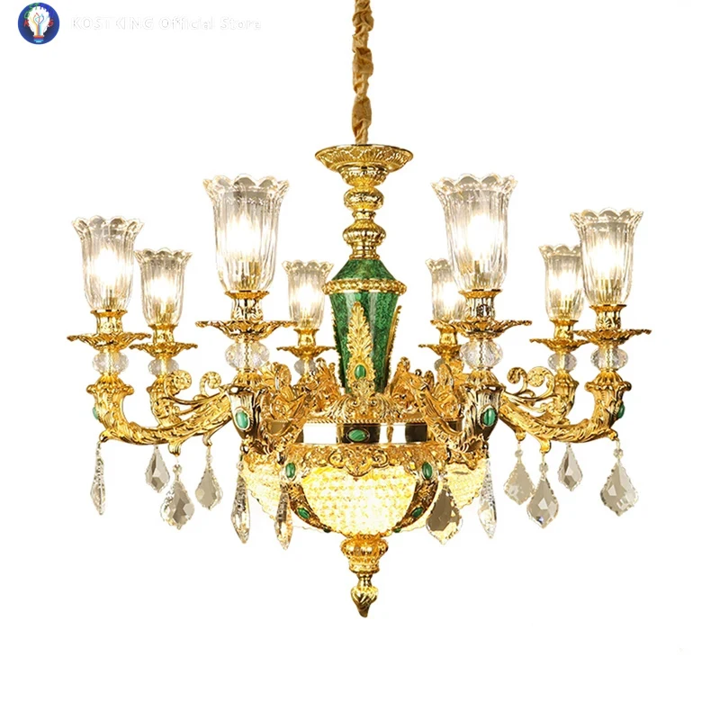 European Style Villa Duplex Hotel Lobby Brass Crystal Chandelier Luxury Restaurant Led Chandeliers
European Style Villa Duplex Hotel Lobby Brass Crystal Chandelier Luxury Restaurant Led Chandeliers