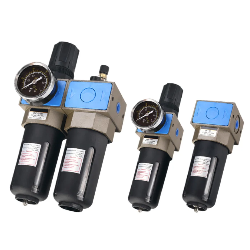New Gong type air source processor two-piece UFR/L-02 pressure regulating valve UR-03 filter UF-04 UL
New Gong type air source processor two-piece UFR/L-02 pressure regulating valve UR-03 filter UF-04 UL