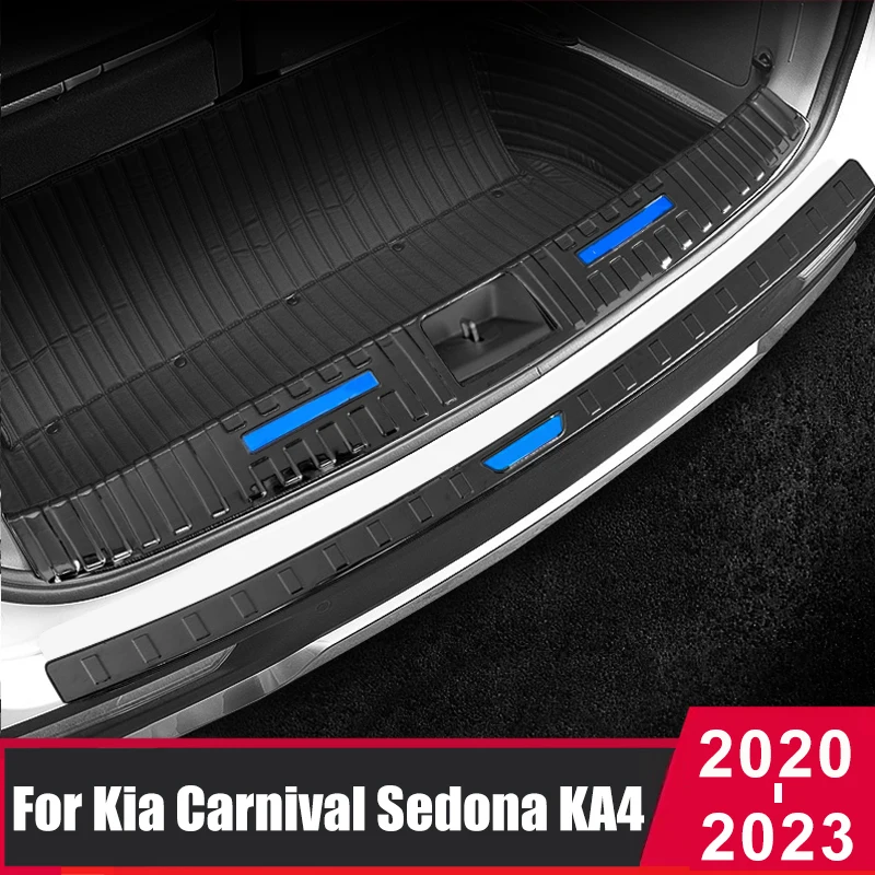For Kia Carnival Sedona KA4 2020 2021 2022 2023 Car Rear Bumper Foot Plate Trunk Door Sill Guard Protector Cover Accessories
For Kia Carnival Sedona KA4 2020 2021 2022 2023 Car Rear Bumper Foot Plate Trunk Door Sill Guard Protector Cover Accessories