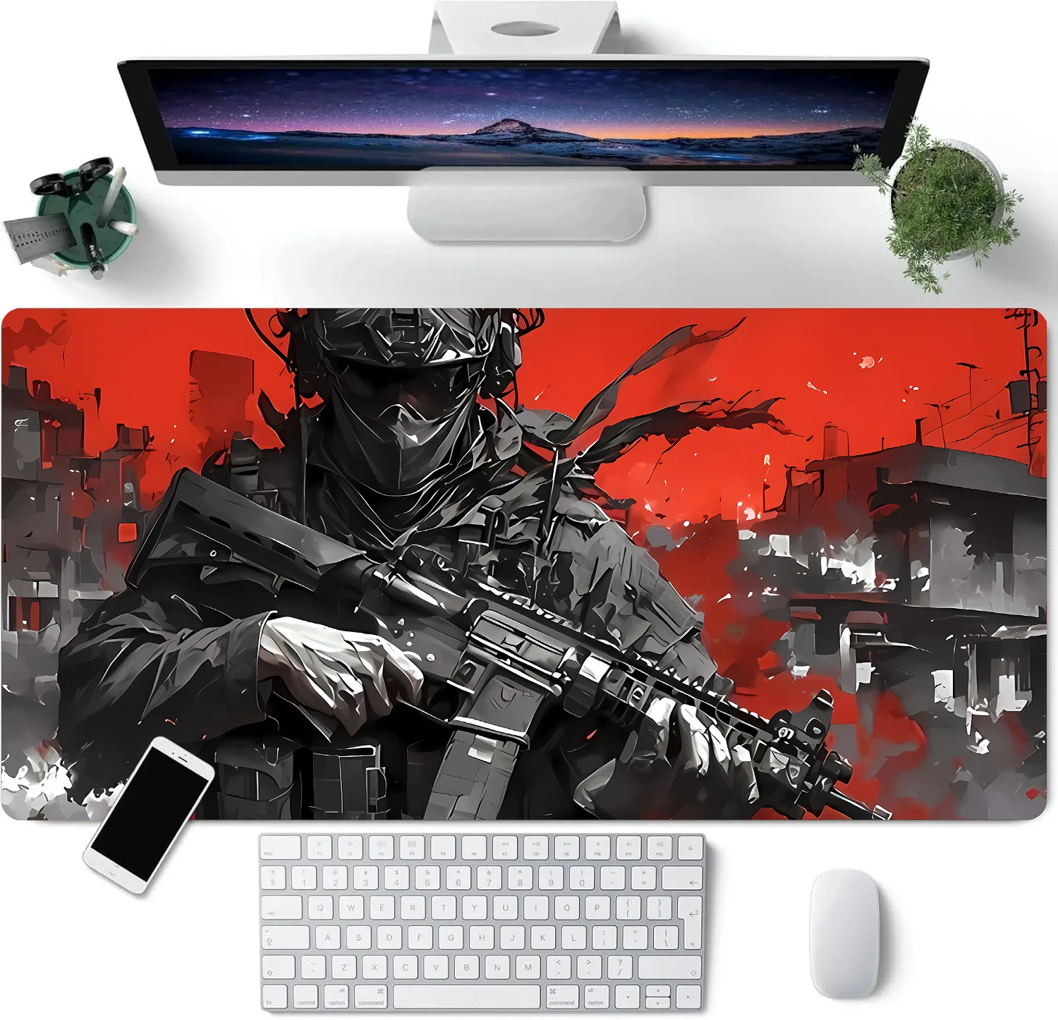 Warrior Special Forces Gun Design Mouse Pad Large Size Computer Office Game Mat Rubber Non-slip Gaming Accessories Keyboard Mats
Warrior Special Forces Gun Design Mouse Pad Large Size Computer Office Game Mat Rubber Non-slip Gaming Accessories Keyboard Mats