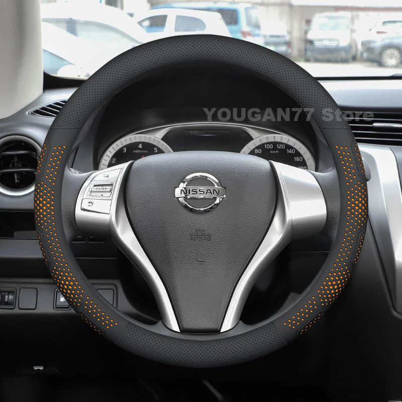 Leather Car Steering Wheel Cover For Nissan NP300 2012- 2024 2025 Non-slip Auto Steering Wheel Nissan NP300 Accessories
Leather Car Steering Wheel Cover For Nissan NP300 2012- 2024 2025 Non-slip Auto Steering Wheel Nissan NP300 Accessories