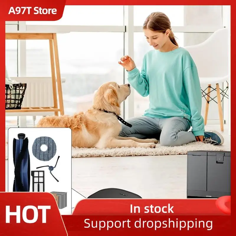 A97T Accessories For Eufy X10 Pro Omni Robot Vacuum Cleaner Replacement Parts Main Brush Side Brush Dust Bag Filter
A97T Accessories For Eufy X10 Pro Omni Robot Vacuum Cleaner Replacement Parts Main Brush Side Brush Dust Bag Filter