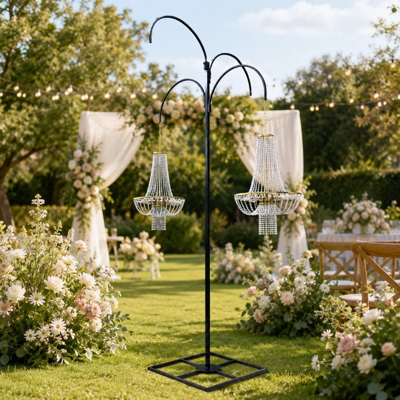 2PCS Detachable Multi-Head Crystal Chandelier Bracket Iron Arched Ornament for Stage Wedding Party Hanging Guide Pathway Decor
2PCS Detachable Multi-Head Crystal Chandelier Bracket Iron Arched Ornament for Stage Wedding Party Hanging Guide Pathway Decor