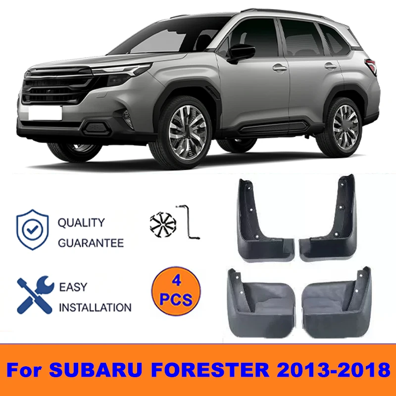 4Pcs Mud Flaps For SUBARU FORESTER 2013-2018 - Splash Guards Front&Rear Wheel Fender Mudguards Car Exterior Protection Parts
4Pcs Mud Flaps For SUBARU FORESTER 2013-2018 - Splash Guards Front&Rear Wheel Fender Mudguards Car Exterior Protection Parts