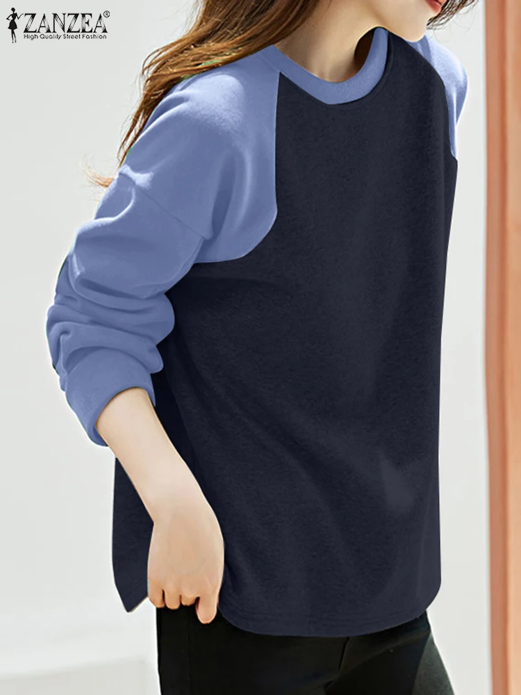 ZANZEA Street Fashion Color Block Hoodies Long Sleeve 2024 Fall Korean Women Sweatshirt Loose Casual Drop-shoulder Pullover Tops
ZANZEA Street Fashion Color Block Hoodies Long Sleeve 2024 Fall Korean Women Sweatshirt Loose Casual Drop-shoulder Pullover Tops