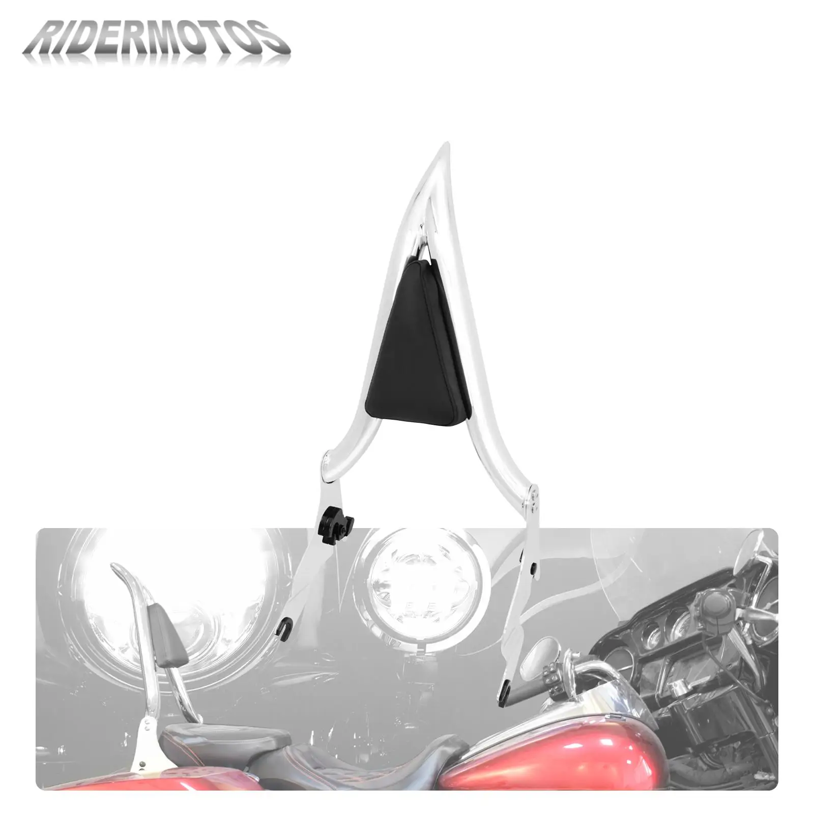 Motorcycle Detachable Rear Passenger Backrest 16" Sissy Bar Waterproof For Harley CVO Touring Road Electra Street Glide 09-2022
Motorcycle Detachable Rear Passenger Backrest 16" Sissy Bar Waterproof For Harley CVO Touring Road Electra Street Glide 09-2022