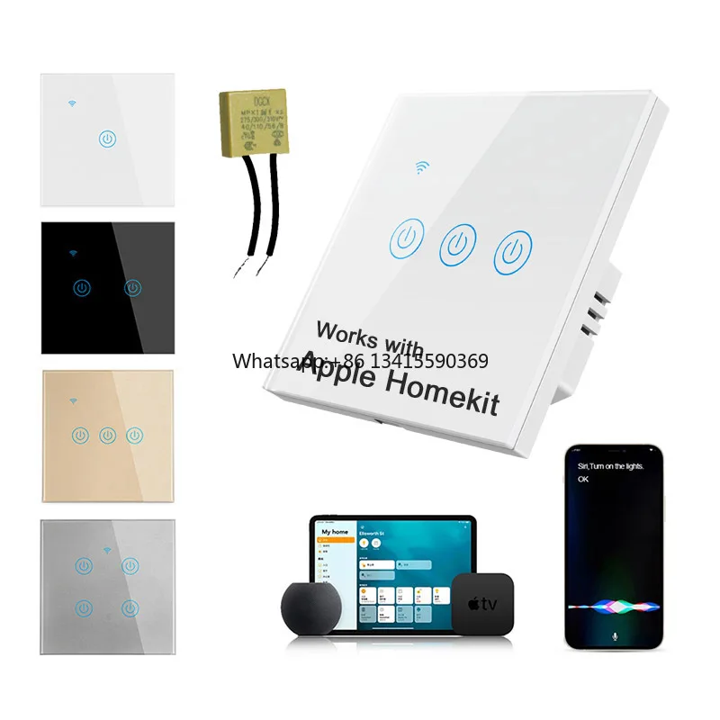 DS-101JLHK Homekie WiFi Smart Light Switch Can Be Remotely Controlled Through Voice Control Mobile APP
DS-101JLHK Homekie WiFi Smart Light Switch Can Be Remotely Controlled Through Voice Control Mobile APP