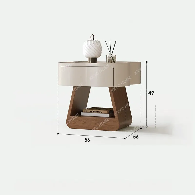 Cream bedside table simple modern bedside creative small storage paint storage cabinet
Cream bedside table simple modern bedside creative small storage paint storage cabinet