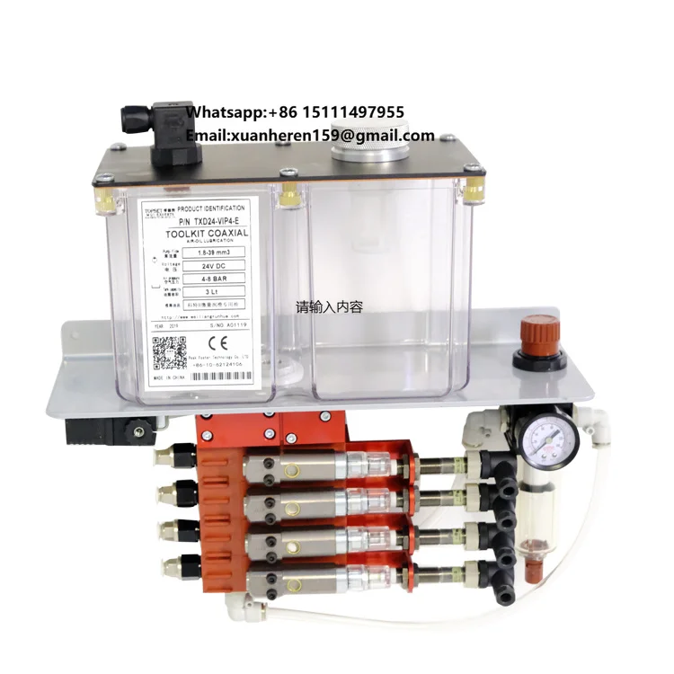 Comprehensive Control Monitoring Function TXD24-VIP4-(1/8)-E Auto Lubricant Low Pressure Pulse Type Precision Plunger Pump
Comprehensive Control Monitoring Function TXD24-VIP4-(1/8)-E Auto Lubricant Low Pressure Pulse Type Precision Plunger Pump
