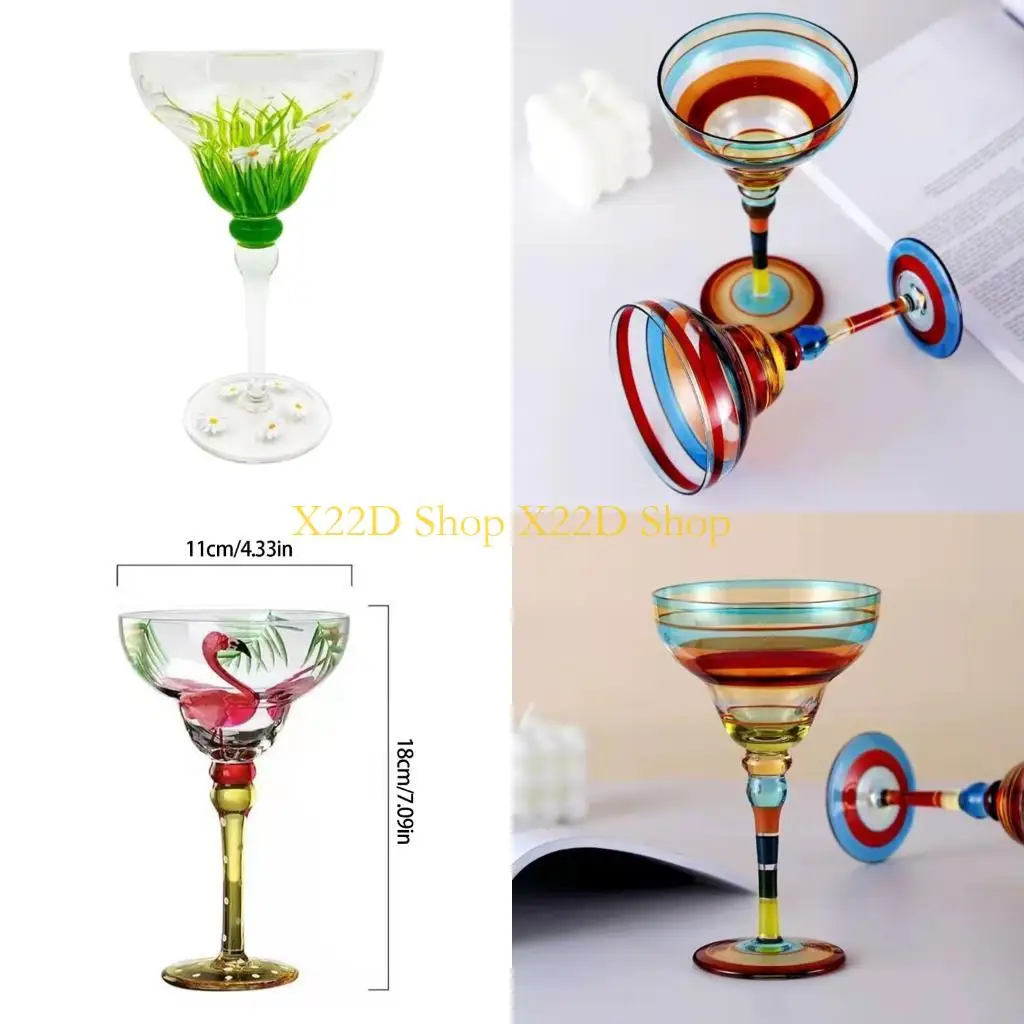 X22D Margarita Glass Mexicans Hand Painted Glasses for Martinis, Wine, Champagne Glasses Cocktail Drinkware for Party Decors
X22D Margarita Glass Mexicans Hand Painted Glasses for Martinis, Wine, Champagne Glasses Cocktail Drinkware for Party Decors