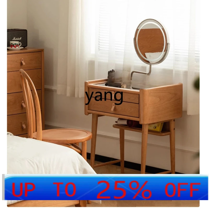 LTT Nordic solid wood dresser small Japanese cherry wood bedroom simple small apartment makeup table
LTT Nordic solid wood dresser small Japanese cherry wood bedroom simple small apartment makeup table