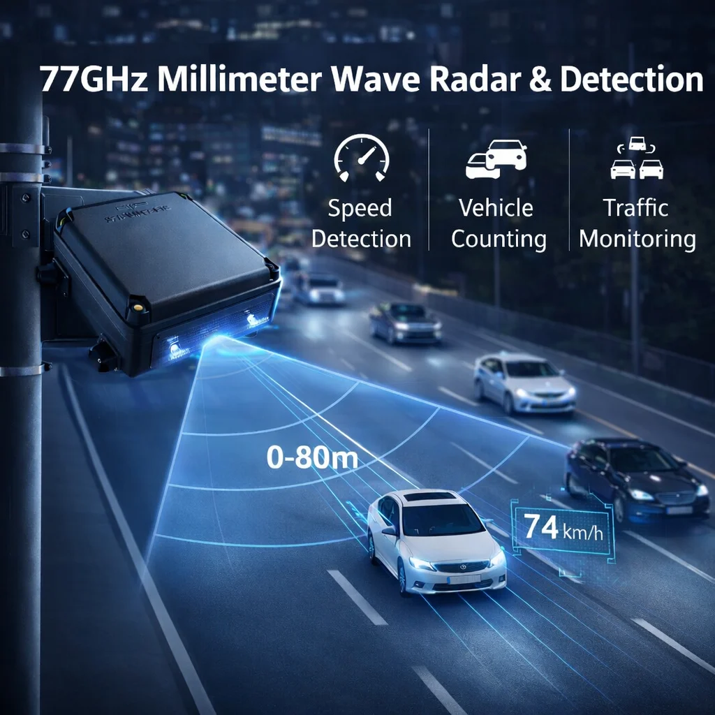 77GHz V80 0.4m-80m Detection Range High Resolution 30m/s Speed Detection
77GHz V80 0.4m-80m Detection Range High Resolution 30m/s Speed Detection
