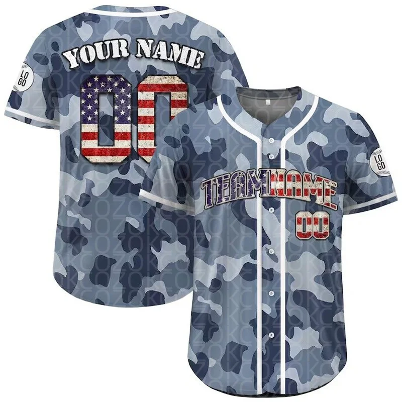 Camouflage Custom Team Baseball Jersey for Men Women Short Sleeve JerseyShirt Team Shirts Hip Hop Unisex Tops
Camouflage Custom Team Baseball Jersey for Men Women Short Sleeve JerseyShirt Team Shirts Hip Hop Unisex Tops