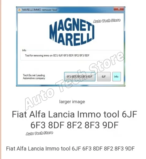 Marelli Immo Remover Immobilizer Check Removal for Magneti Marelli Immo off 6JF/6F3/8DF/8F2/8F3/9DF Editing Flash Data
Marelli Immo Remover Immobilizer Check Removal for Magneti Marelli Immo off 6JF/6F3/8DF/8F2/8F3/9DF Editing Flash Data