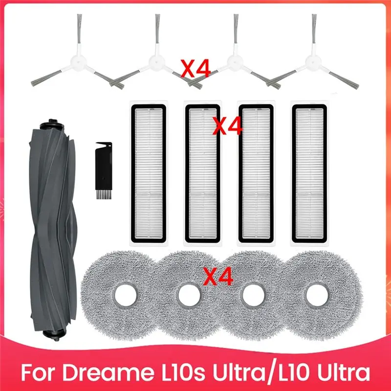 A33Z-For Dreame L10s Ultra/L10 Ultra, Fit For Robot Vacuum X20+ Plus Main Side Brush Hepa Filter Accessories Parts
A33Z-For Dreame L10s Ultra/L10 Ultra, Fit For Robot Vacuum X20+ Plus Main Side Brush Hepa Filter Accessories Parts