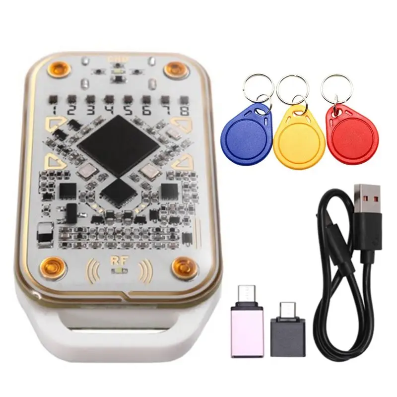 [NEW A09R!】 Chameleon V3.0 125K 13.56Mhz RFID Smart Chip Emulator Reader+ 3XUID Keychain Read Write ID IC Smart Card Tag Cop
[NEW A09R!】 Chameleon V3.0 125K 13.56Mhz RFID Smart Chip Emulator Reader+ 3XUID Keychain Read Write ID IC Smart Card Tag Cop