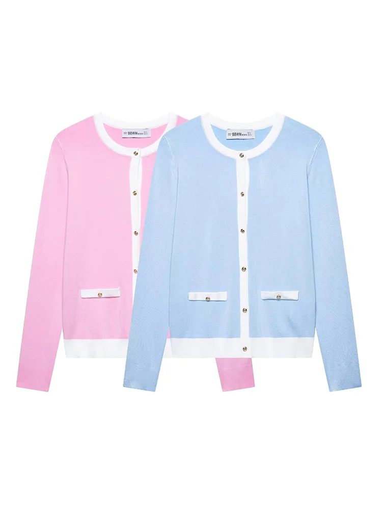 SIYANG Women Fashion With Pockets Solid Single Breasted Knitted Sweater Vintage O-Neck Long Sleeves Female Chic Lady Outfits
SIYANG Women Fashion With Pockets Solid Single Breasted Knitted Sweater Vintage O-Neck Long Sleeves Female Chic Lady Outfits