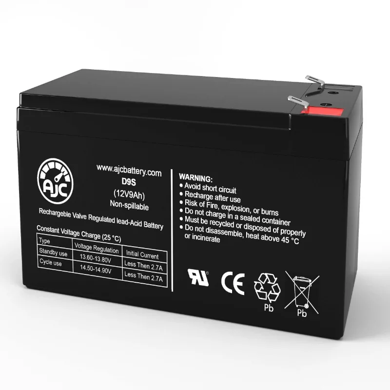 Casil CA1290 12V 9Ah Sealed Lead Acid Battery - This Is an AJC Brand Replacement
Casil CA1290 12V 9Ah Sealed Lead Acid Battery - This Is an AJC Brand Replacement
