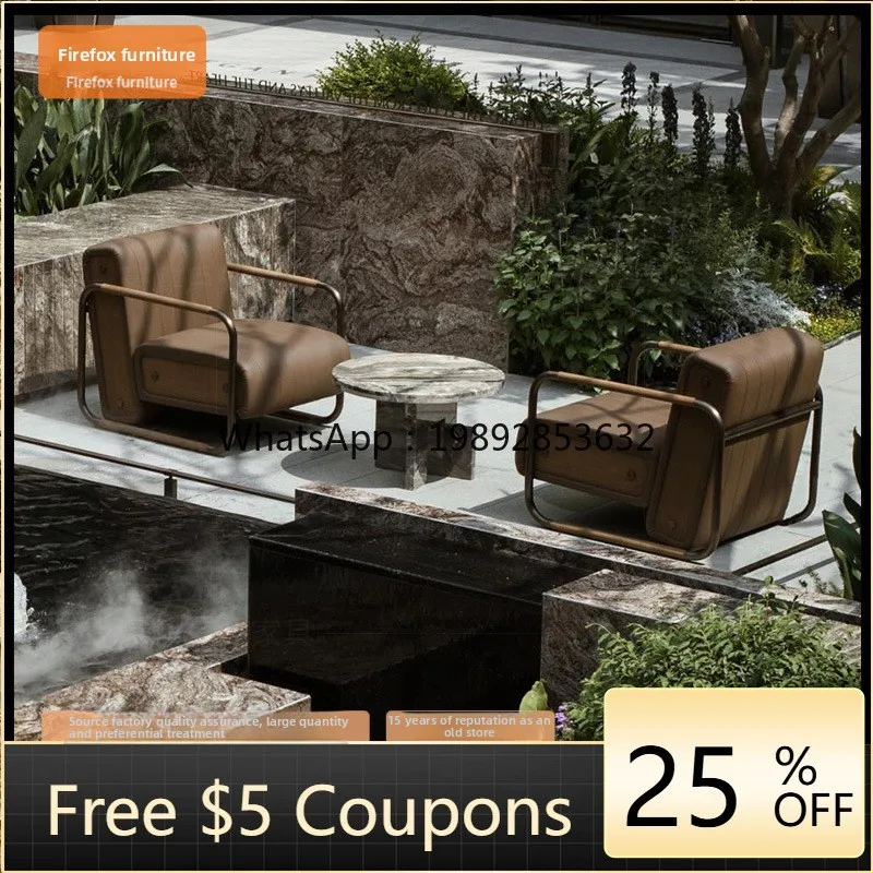 LYY Blue Tone Sofa Italian Style Light Luxury Stainless Steel Sales Office Single Sofa Chair Hotel Club Outdoor Sofa 
LYY Blue Tone Sofa Italian Style Light Luxury Stainless Steel Sales Office Single Sofa Chair Hotel Club Outdoor Sofa
