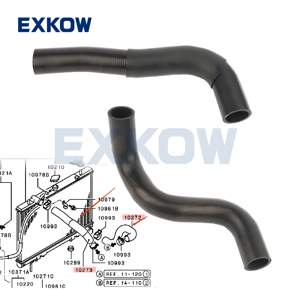 Radiator Upper/Lower Hose for Mitsubishi 1996-2007 L200 K64T K74T MR127488 MR127489
Radiator Upper/Lower Hose for Mitsubishi 1996-2007 L200 K64T K74T MR127488 MR127489