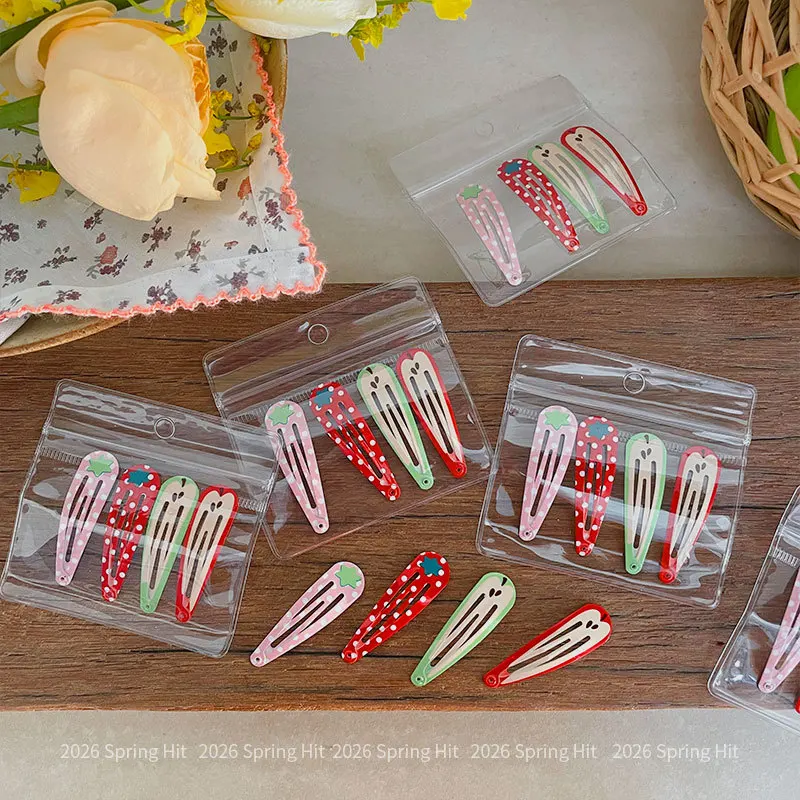 Cute Colorful Polka Dot Waterdrop BB Clip 5cm for Baby Kids Non Damaging Fruit Creative Side Hair Holder Daily Use Accessories
Cute Colorful Polka Dot Waterdrop BB Clip 5cm for Baby Kids Non Damaging Fruit Creative Side Hair Holder Daily Use Accessories