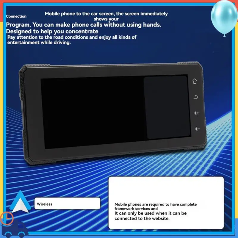 L37A-6.86 Inch Motorcycle Bluetooth Portable Screen GPS Navigation IP65 Waterproof Wireless Carplay Android Auto MP5 Player
L37A-6.86 Inch Motorcycle Bluetooth Portable Screen GPS Navigation IP65 Waterproof Wireless Carplay Android Auto MP5 Player