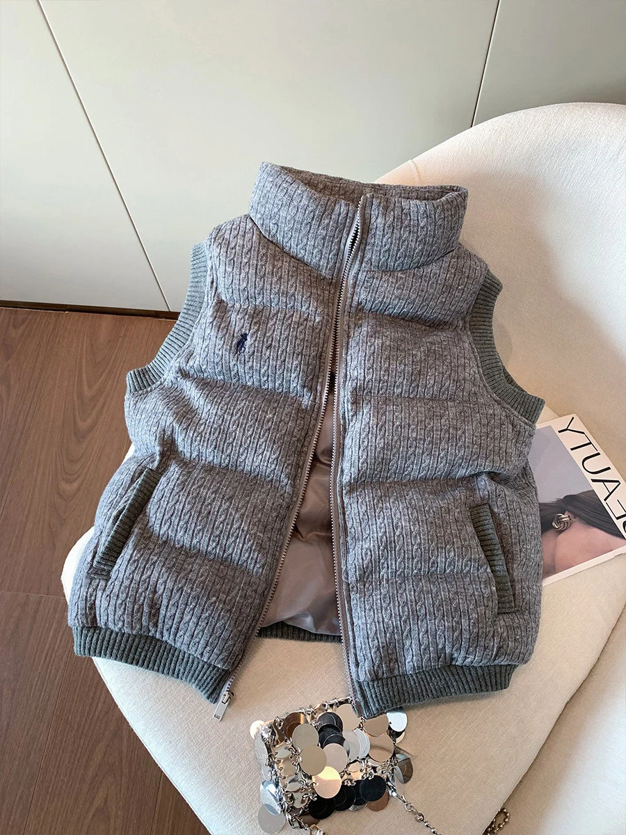 Хлопковый жилет с воротником-стойкой Ele ey, верхняя одежда, женский модный многослойный утягивающий топ на молнии, комплект для поездок на работу
Хлопковый жилет с воротником-стойкой Ele ey, верхняя одежда, женский модный многослойный утягивающий топ на молнии, комплект для поездок на работу