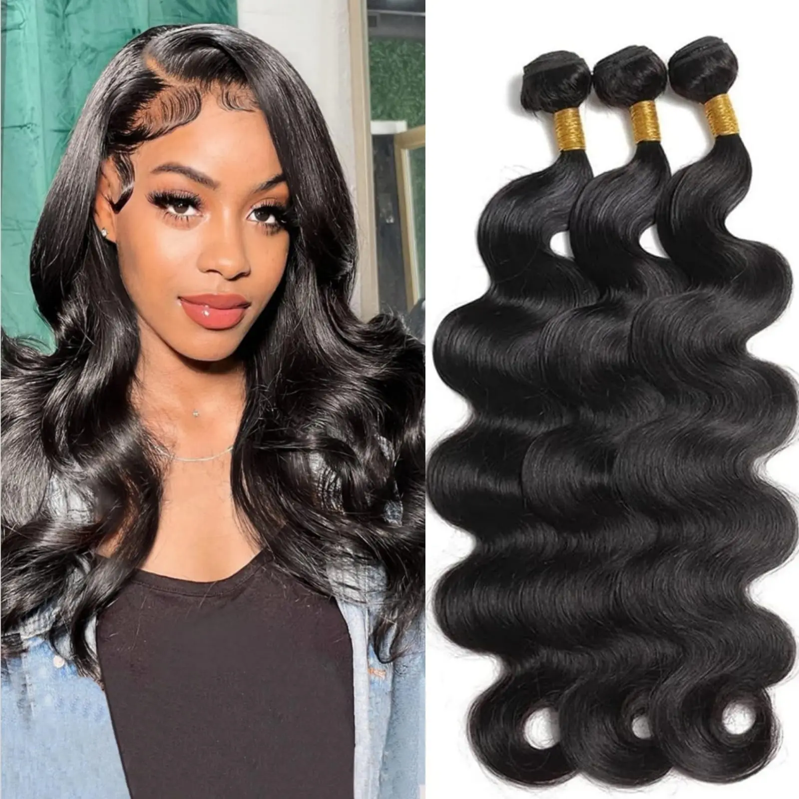 Body Wave Bundles Human Hair Brazilian Hair Weave Bundles Natural Black Human Hair Extensions 1/3/4 PCS Bundles
Body Wave Bundles Human Hair Brazilian Hair Weave Bundles Natural Black Human Hair Extensions 1/3/4 PCS Bundles